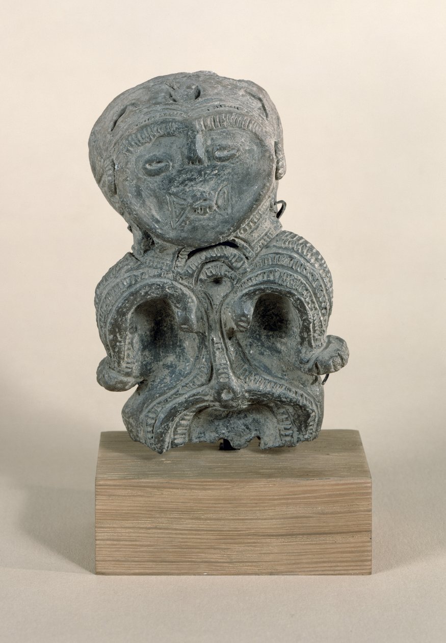 Figurka Jomon (naczynia gliniane) autorstwa Japanese School