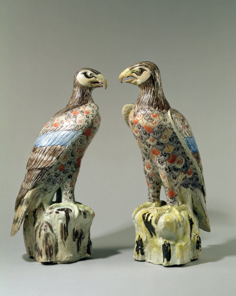 Para orłów Arita, 1695 (porcelana) autorstwa Japanese School