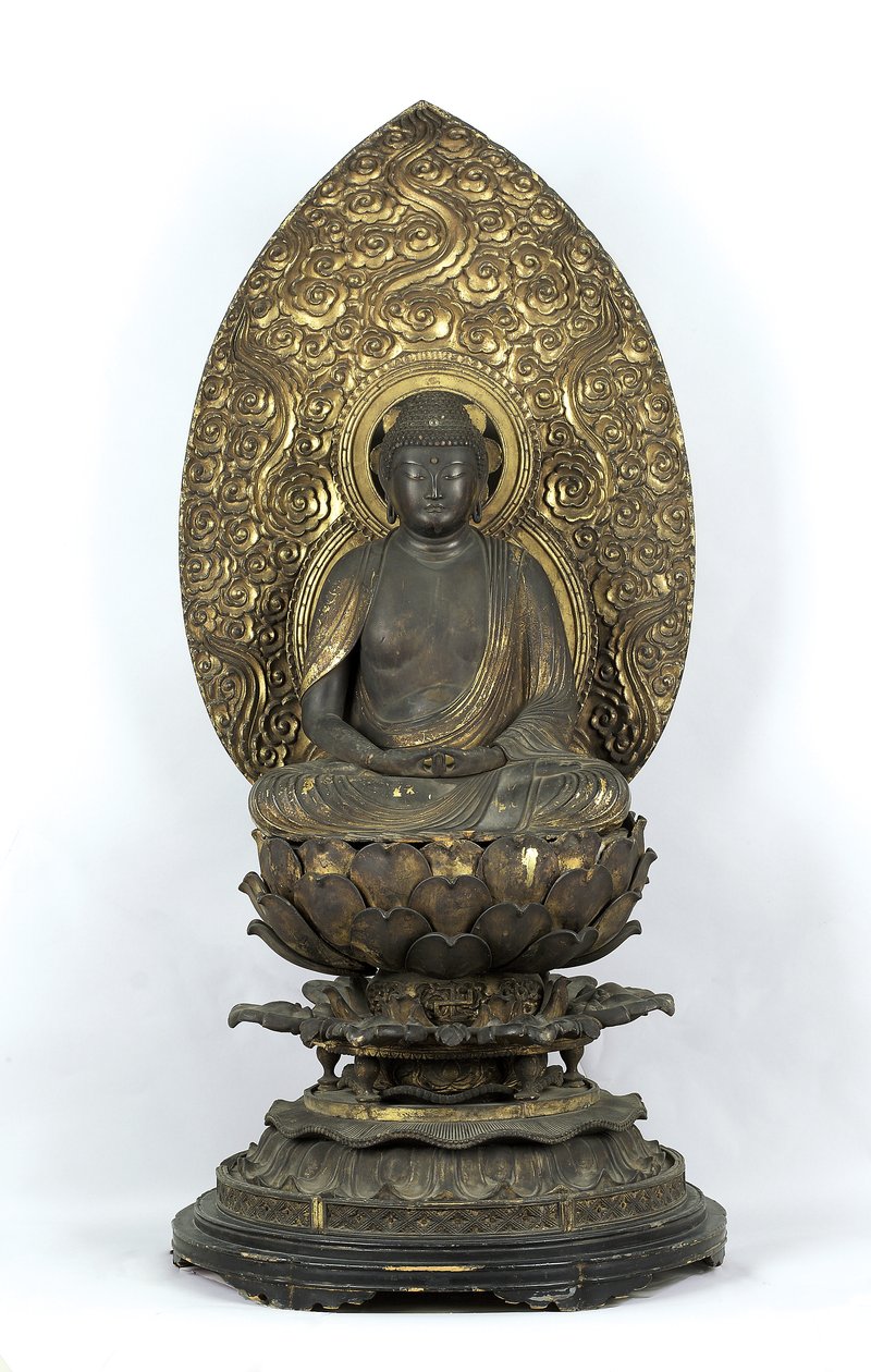 Budda Amida (drewno) autorstwa Japanese School