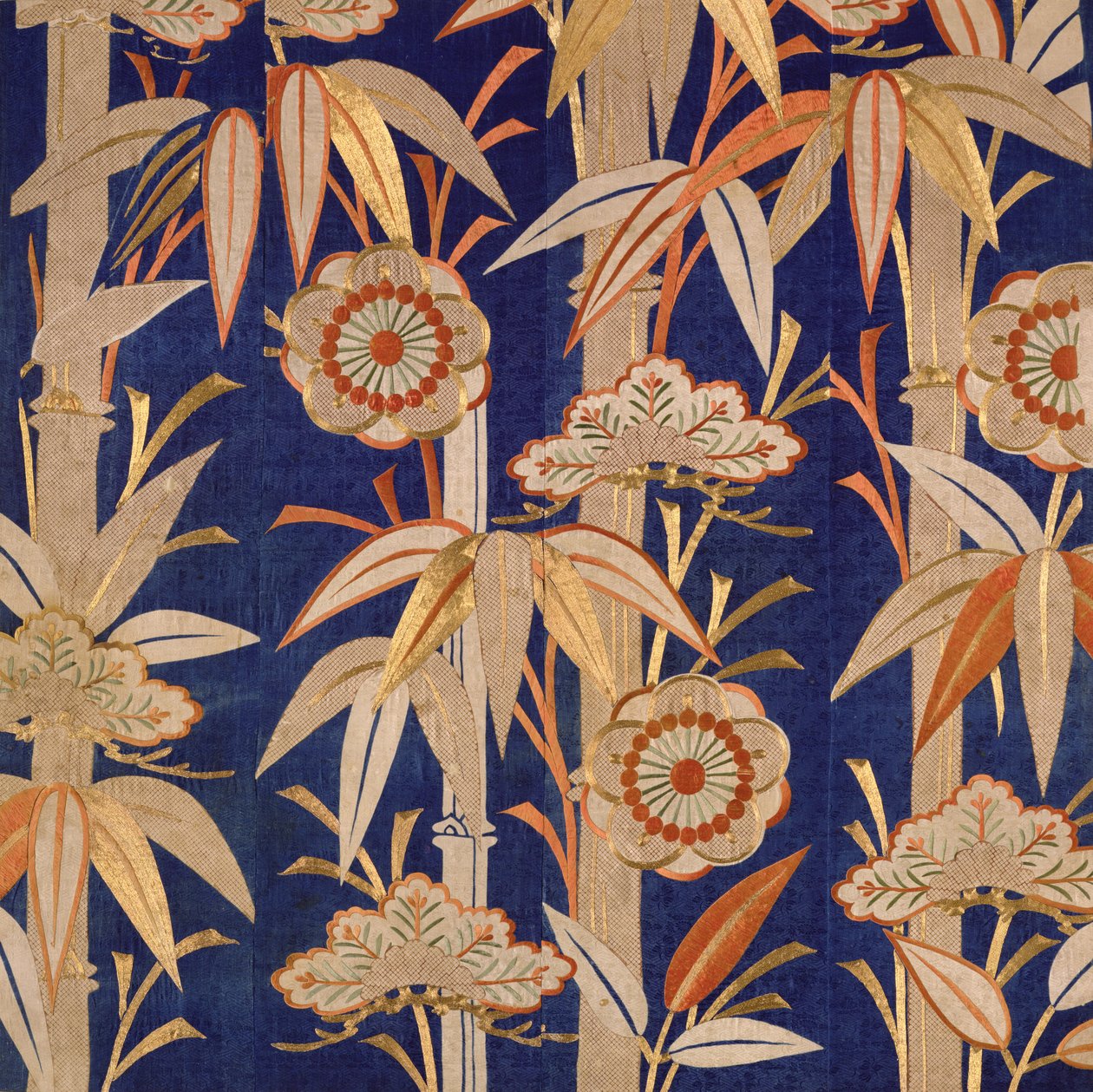 Obrus na ołtarz świątyni buddyjskiej, okres Edo (1600-1868) 1805 (jedwab) autorstwa Japanese School