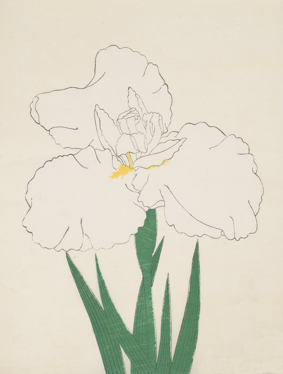 Fuji-brak śniegu. 13, 1890 r autorstwa Japanese School
