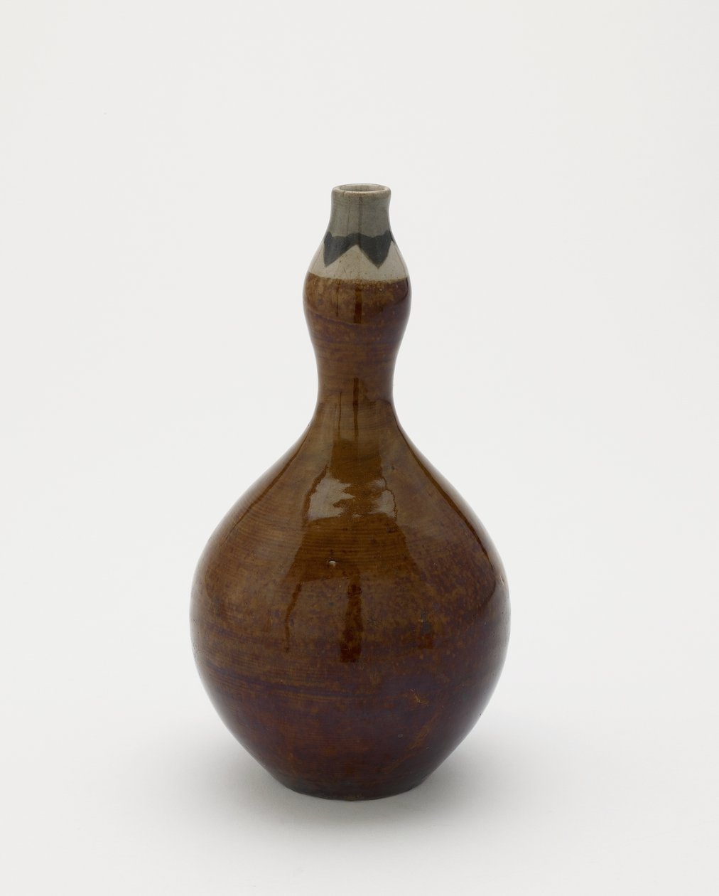Butelka sake w kształcie tykwy, Nagayo, prefektura Nagasaki, okres Edo, początek XVIII-pocz. XIX w. (ceramika) autorstwa Japanese School