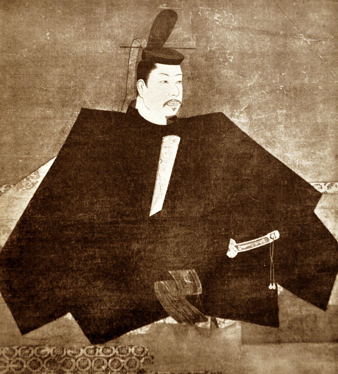 Minamoto no Yoritomo (druk) autorstwa Japanese School