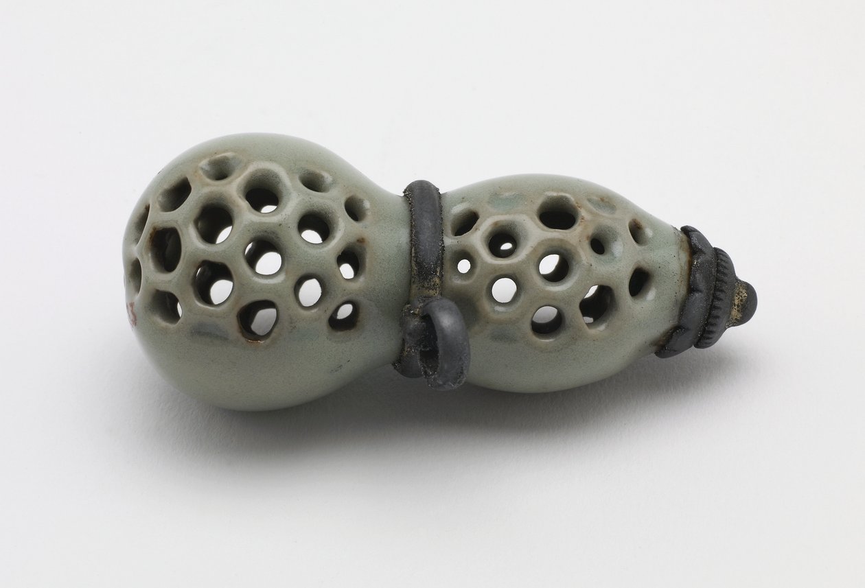 Netsuke w kształcie tykwy, prowincja Yamashiro, okres Edo lub era Meiji (ceramika) autorstwa Japanese School