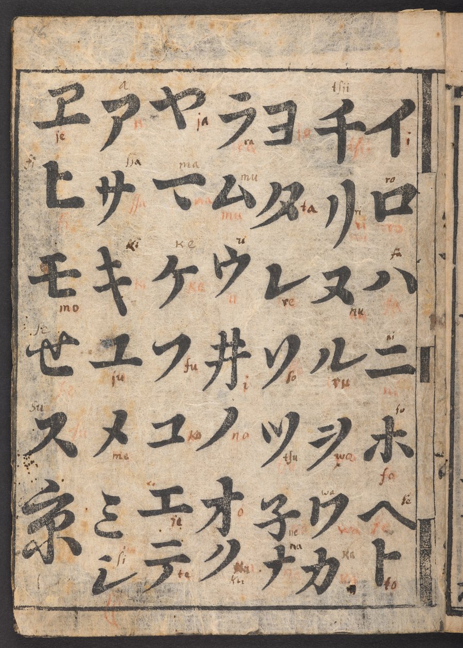 S Kolor ojca to sying katakana syaba ry (na papierze dźwiękowym) autorstwa Japanese School