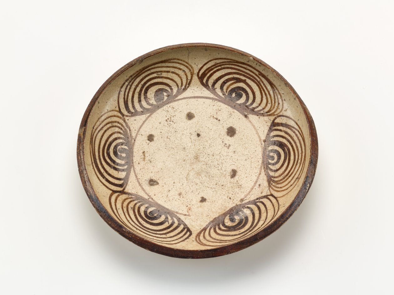 Danie do serwowania z motywem „końskiego oka”, 1800-1830 autorstwa Japanese School