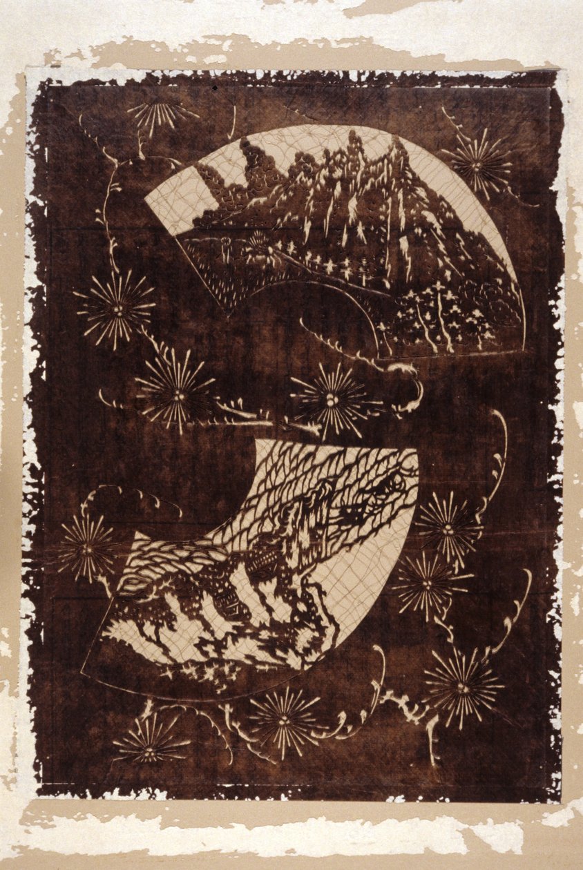 Szablon (papier) autorstwa Japanese School