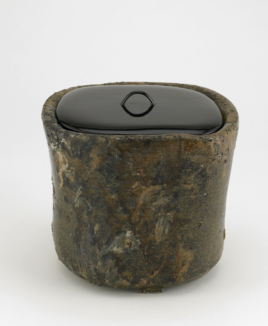 Słoik na wodę do ceremonii parzenia herbaty, Imbe, prefektura Okayama, okres Edo, 1625-50 (ceramika) autorstwa Japanese School
