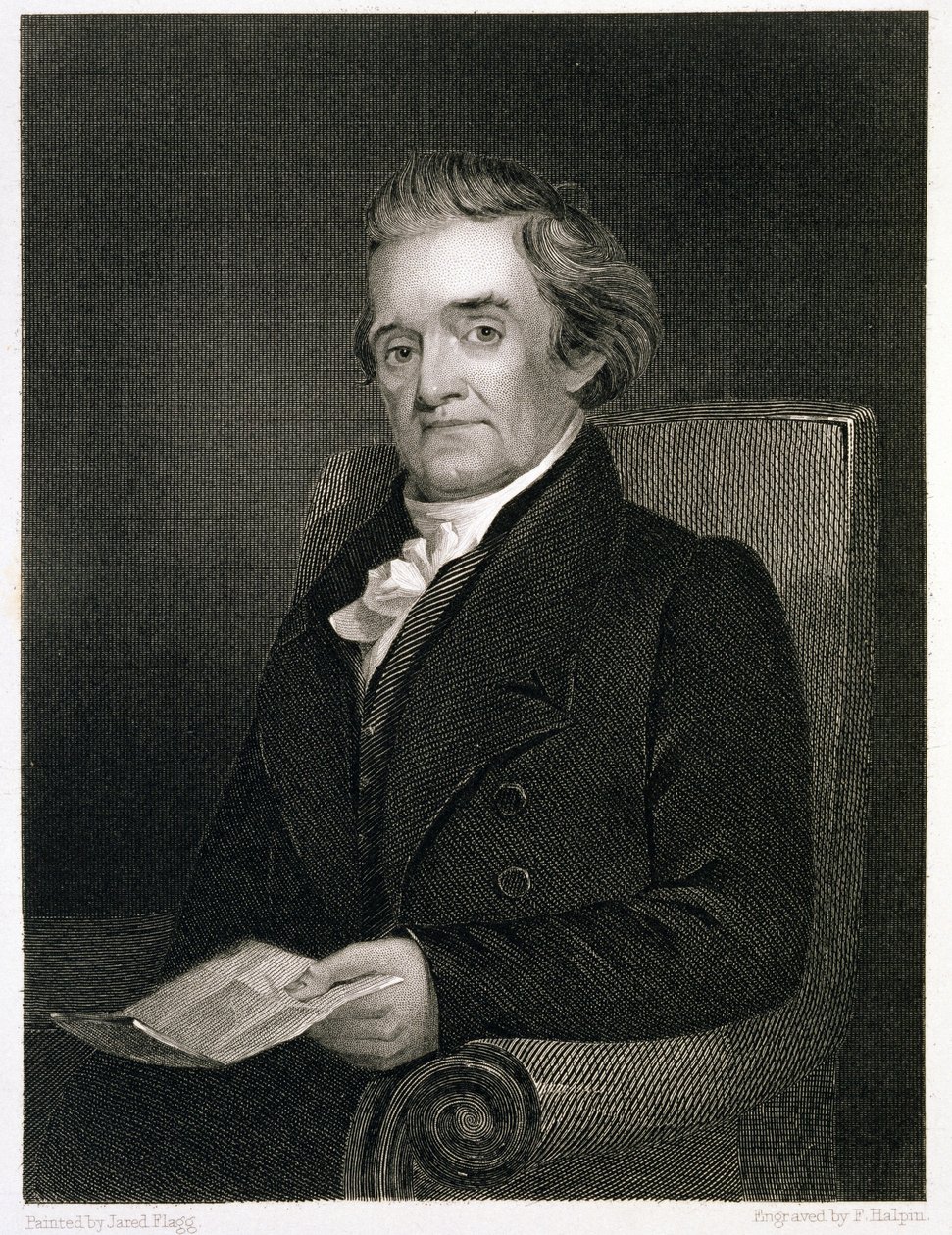 Noah Webster (1758-1843) wyryty przez Fredericka W. Halpin (1805-80) autorstwa Jared Bradley Flagg