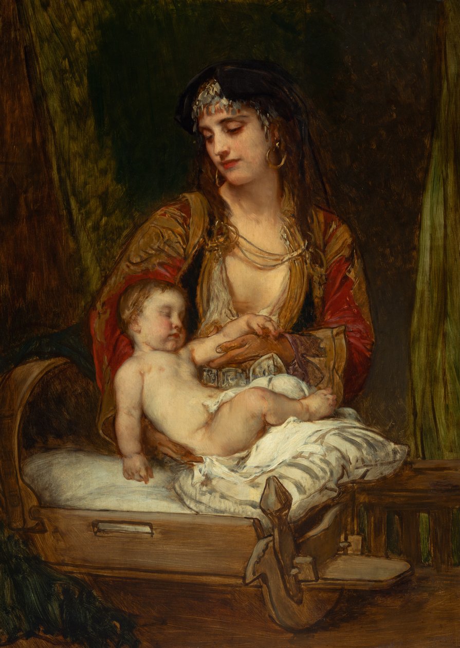 Madonna Czarnogórska, 1865 autorstwa Jaroslav Cermak
