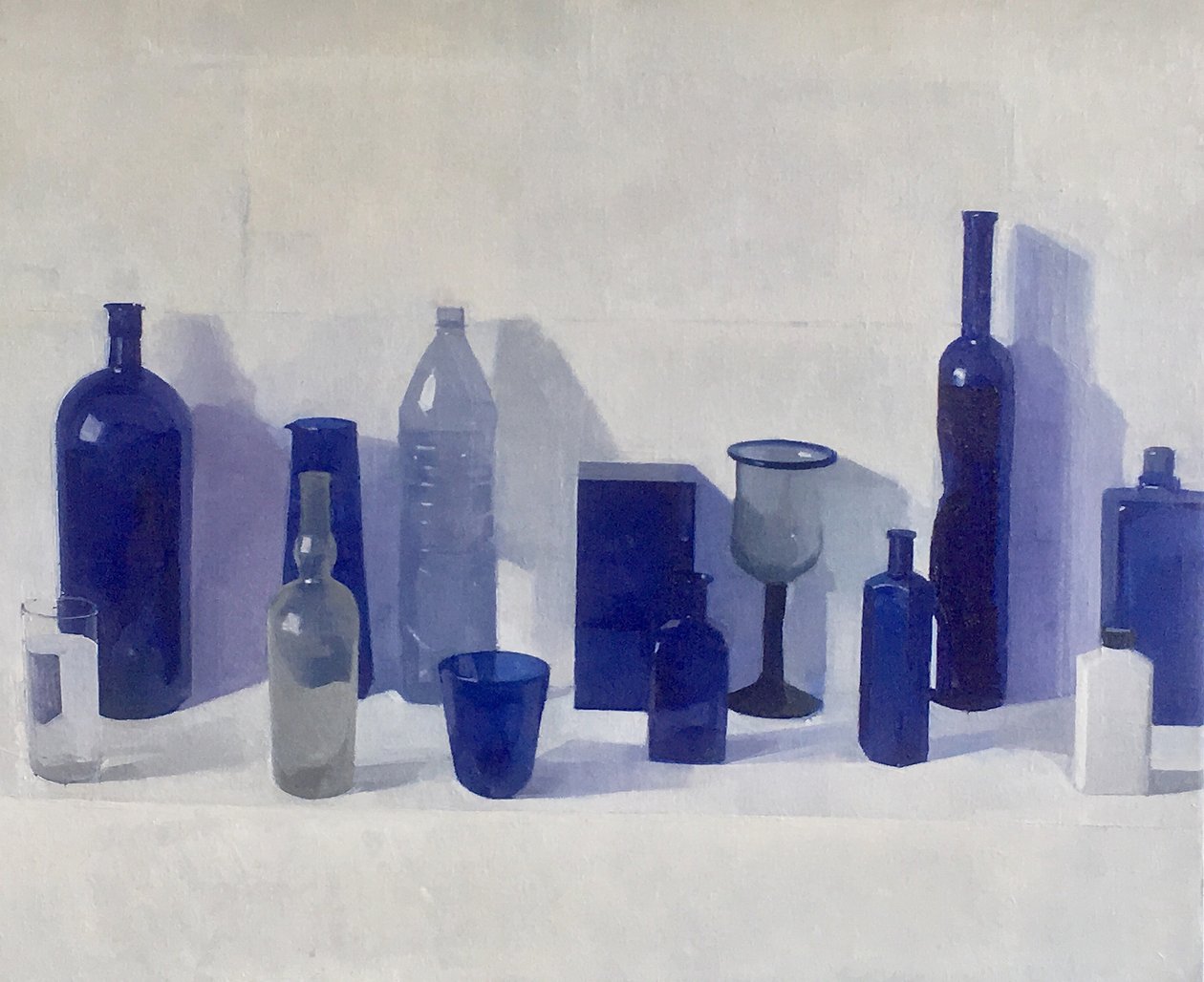 All Blues, 2019 (olej na płótnie) autorstwa Jason Line