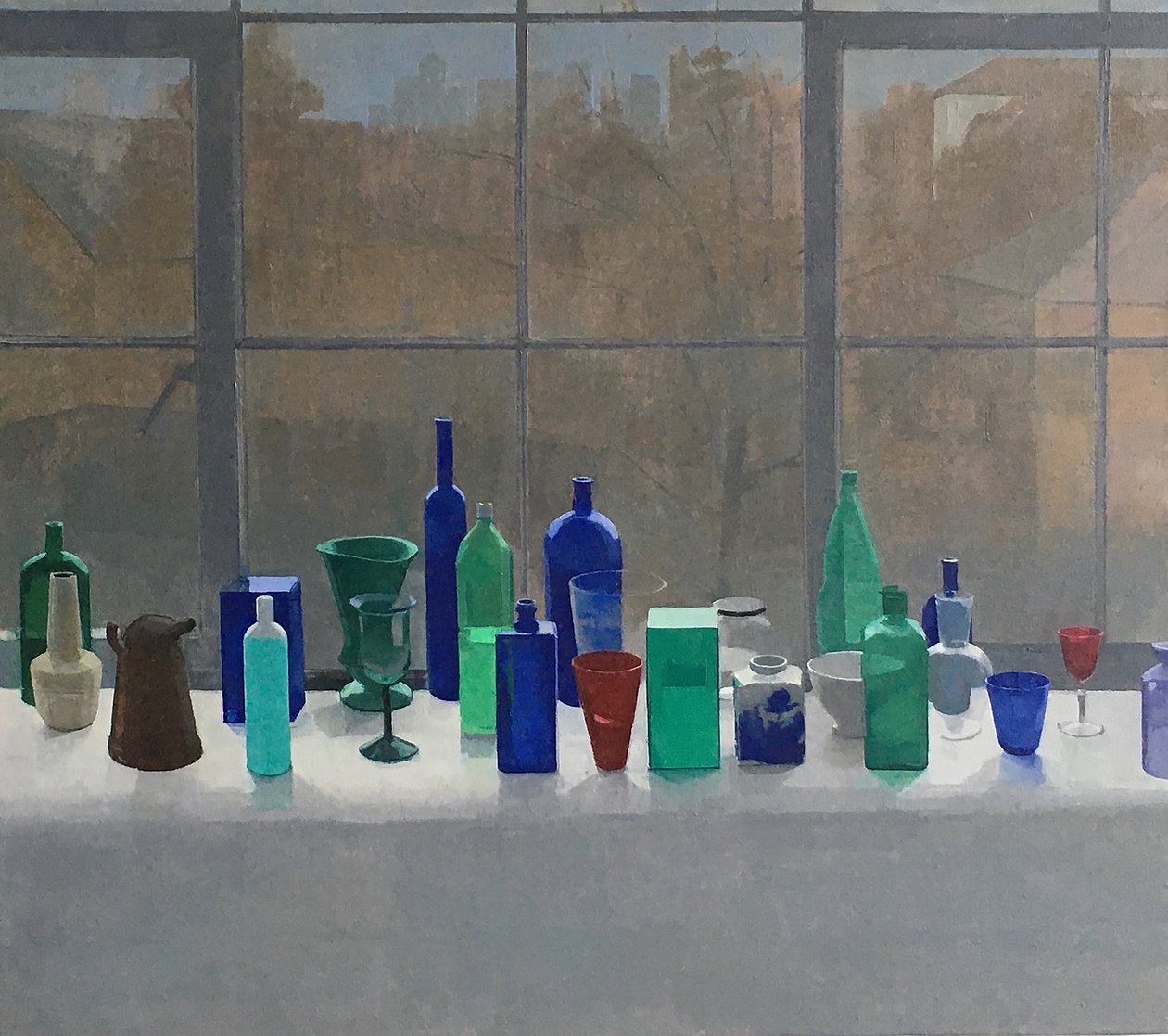 Autumn Arrangement, 2020 (olej na płótnie) autorstwa Jason Line