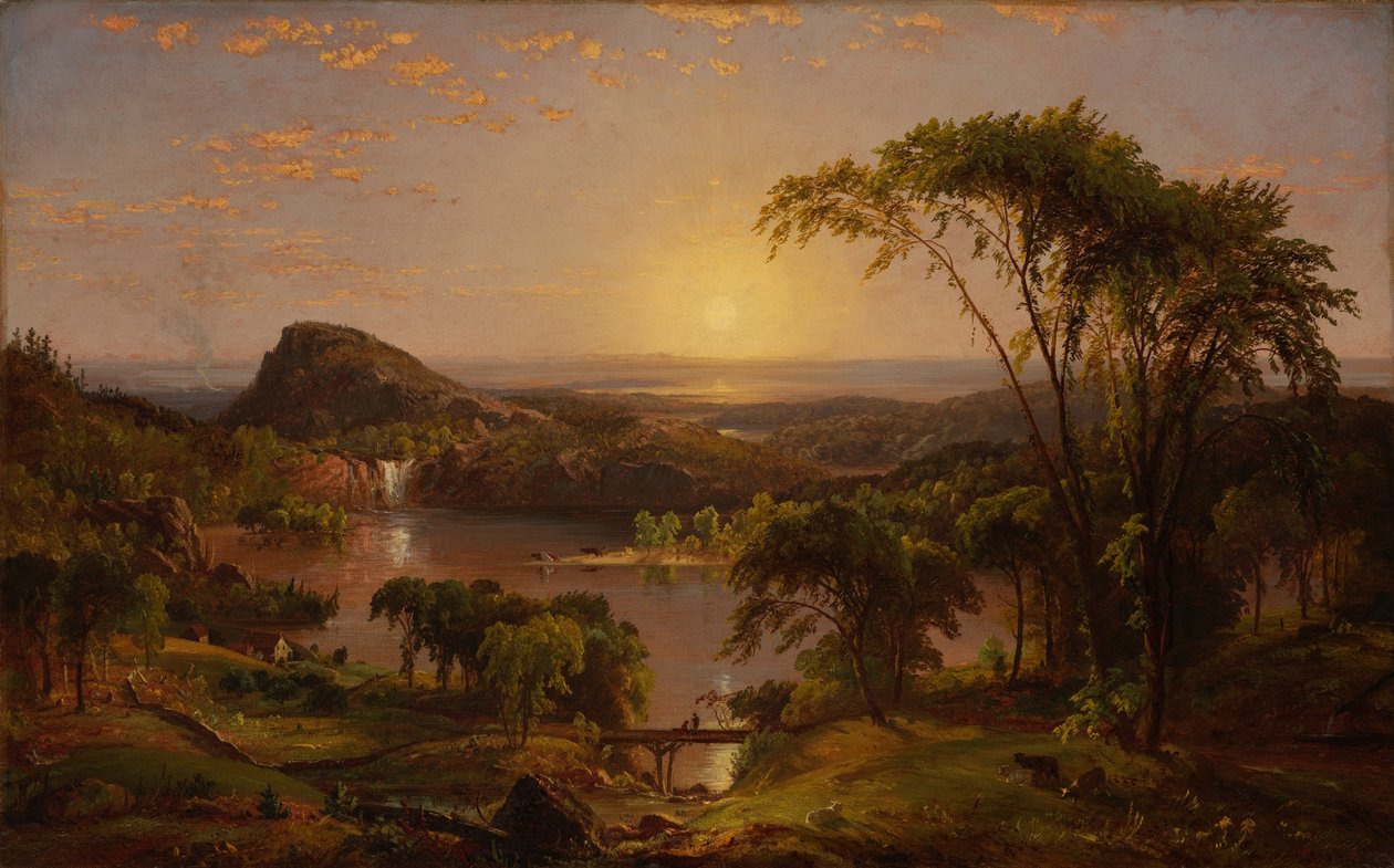 Lato, Jezioro Ontario autorstwa Jasper Francis Cropsey