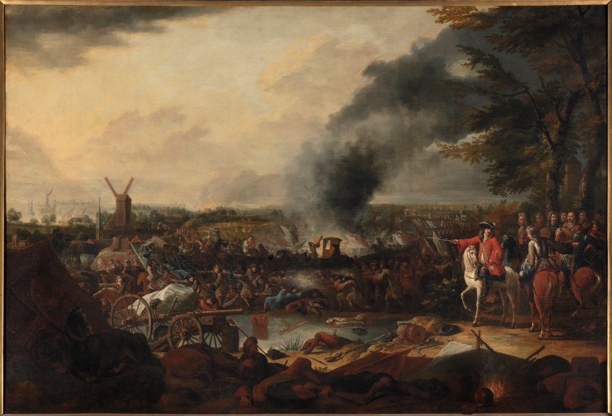 Bitwa pod Ekeren 30 czerwca 1703 r. Między 1703 a 1716 r. autorstwa Jasper Broers