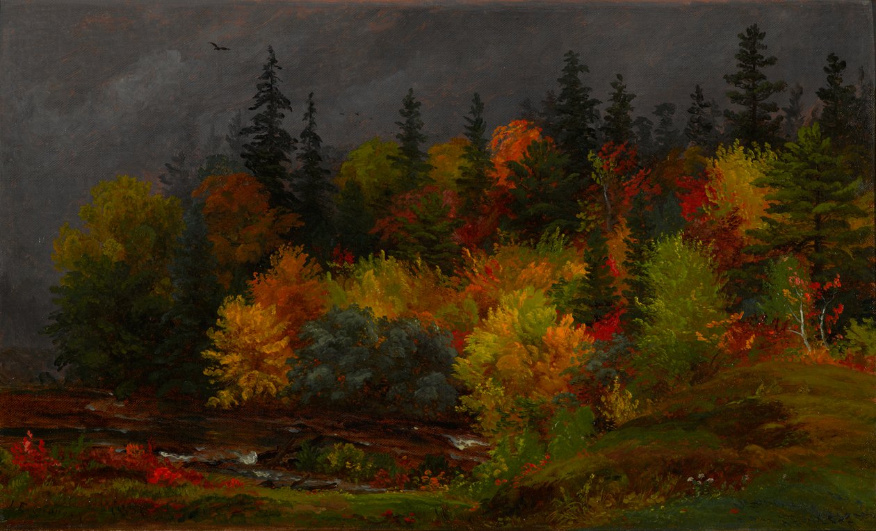 Jesienne liście autorstwa Jasper Francis Cropsey