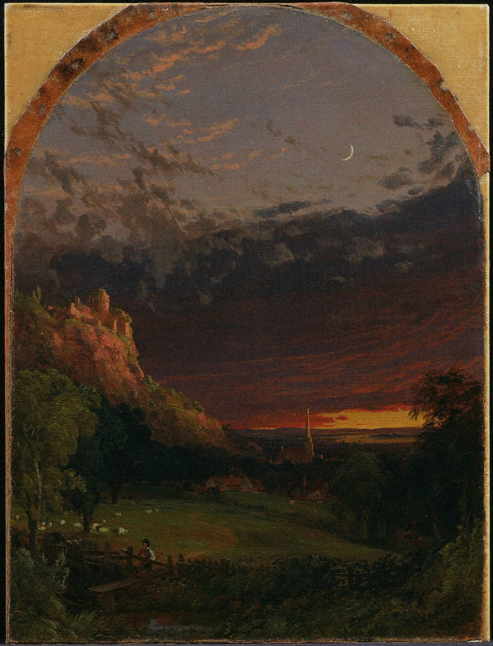 Wieczór autorstwa Jasper Francis Cropsey
