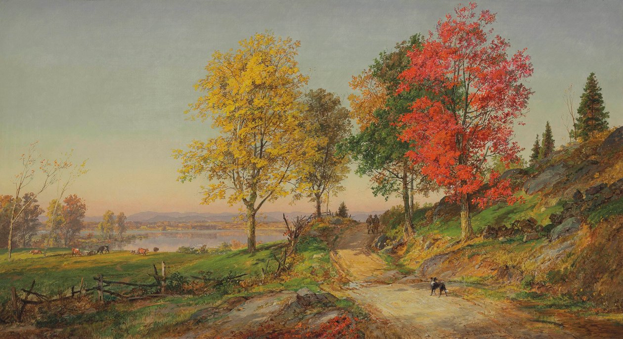 Jezioro Greenwood autorstwa Jasper Francis Cropsey