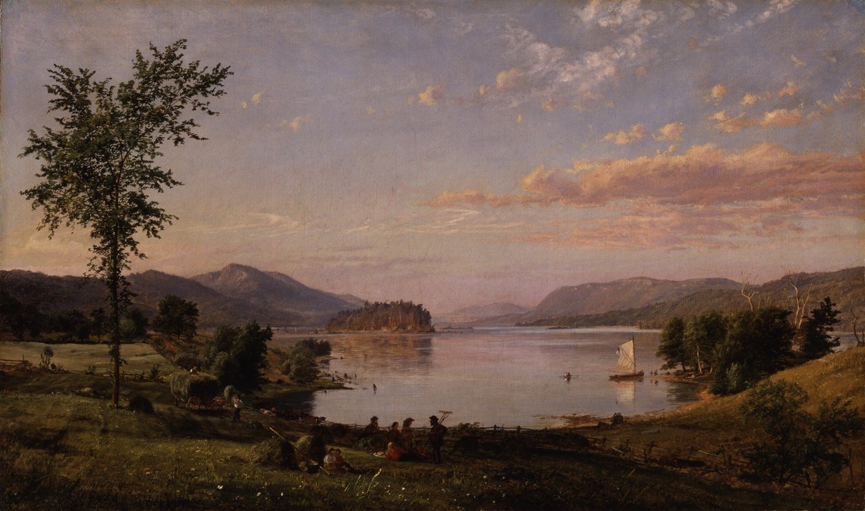 Jezioro Greenwood, New Jersey, 1866 autorstwa Jasper Francis Cropsey