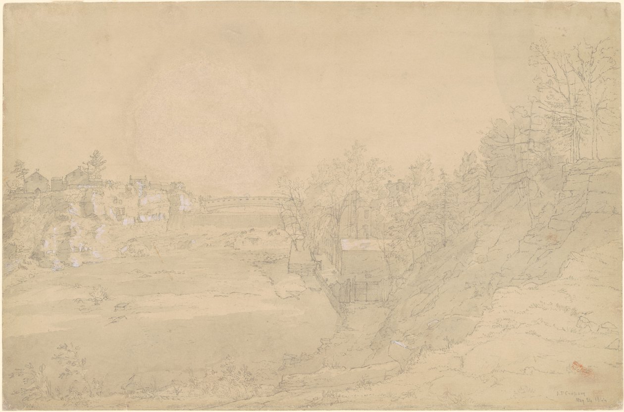 Młyn Jamesa McCullougha autorstwa Jasper Francis Cropsey