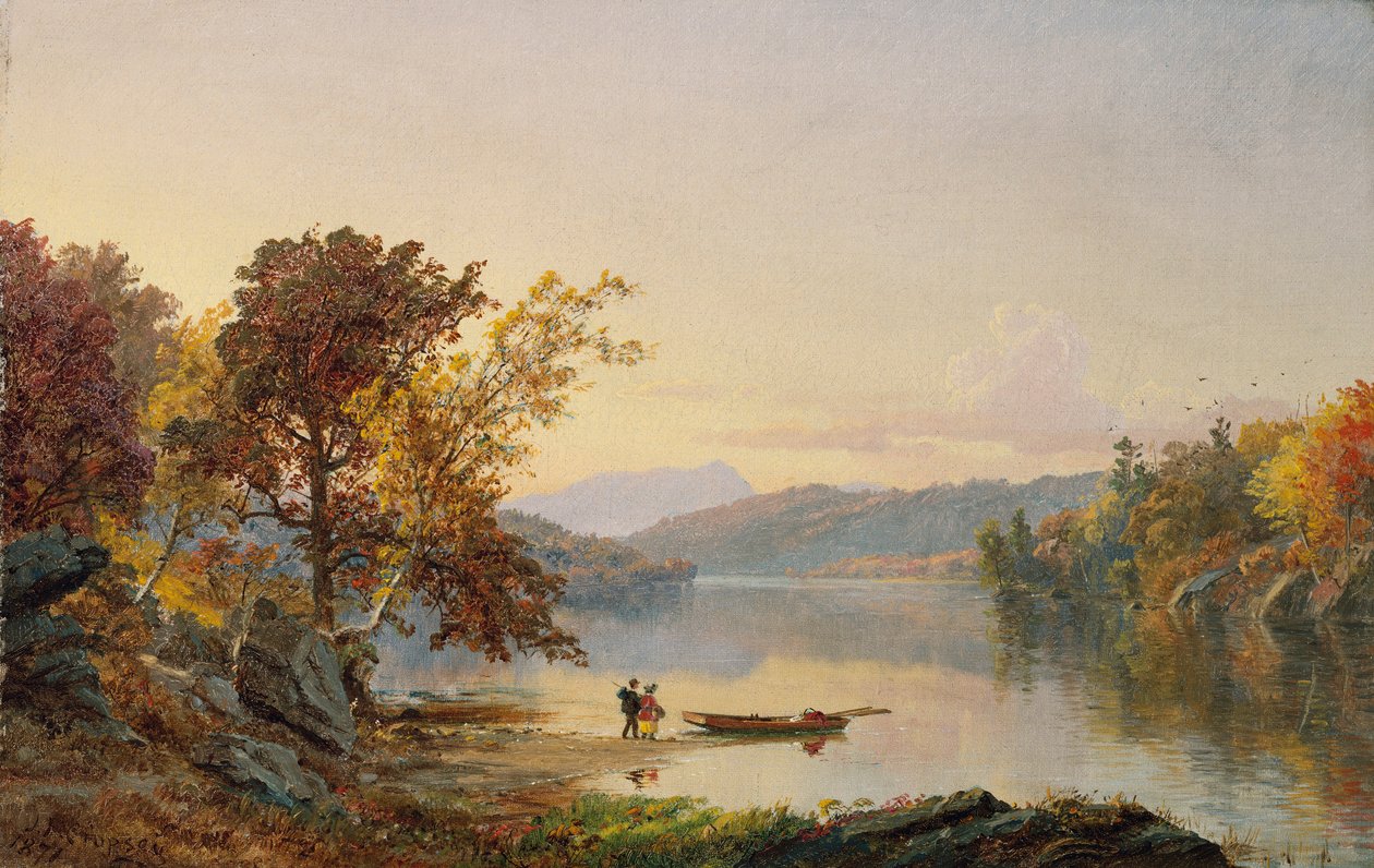 Jezioro George, 1871 autorstwa Jasper Francis Cropsey