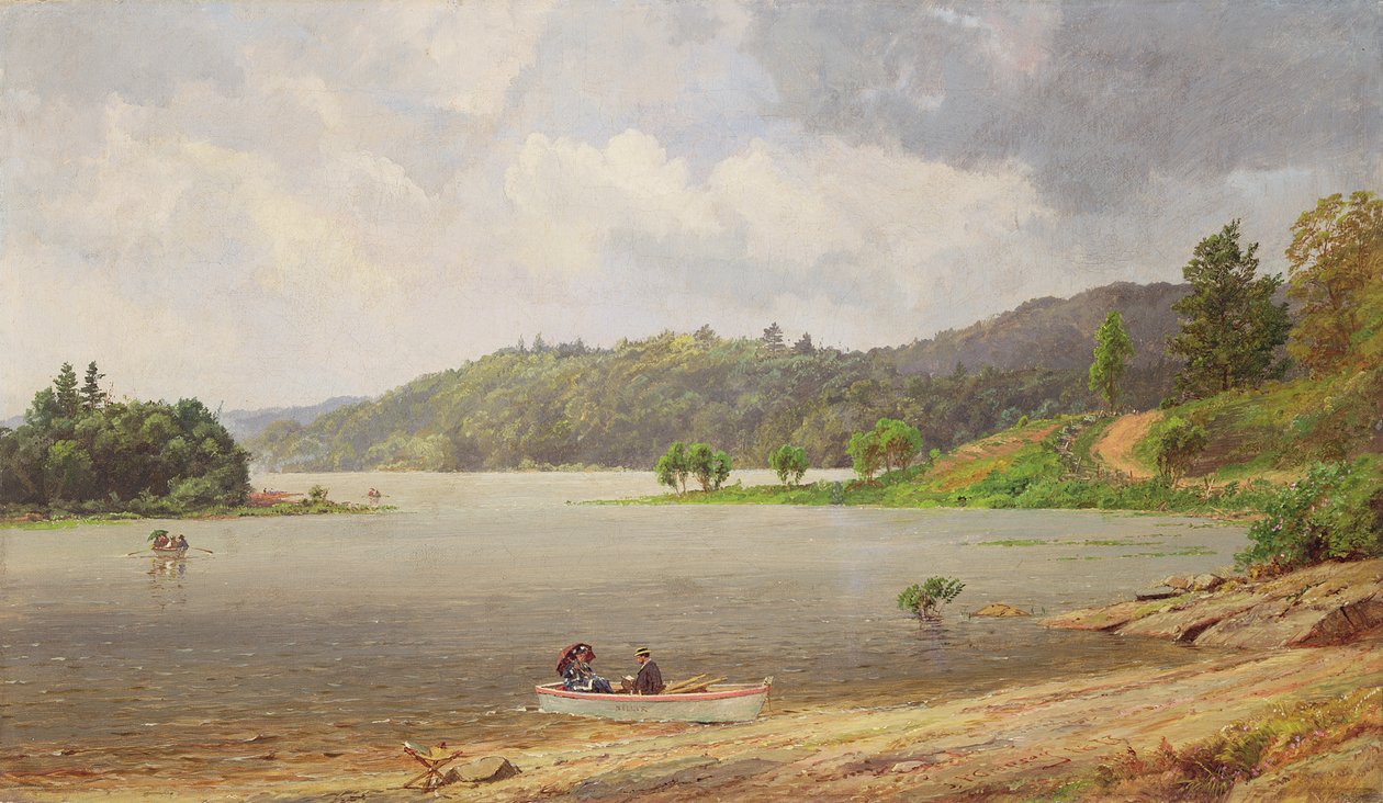 Nad jeziorem Wawayanda, New Jersey autorstwa Jasper Francis Cropsey