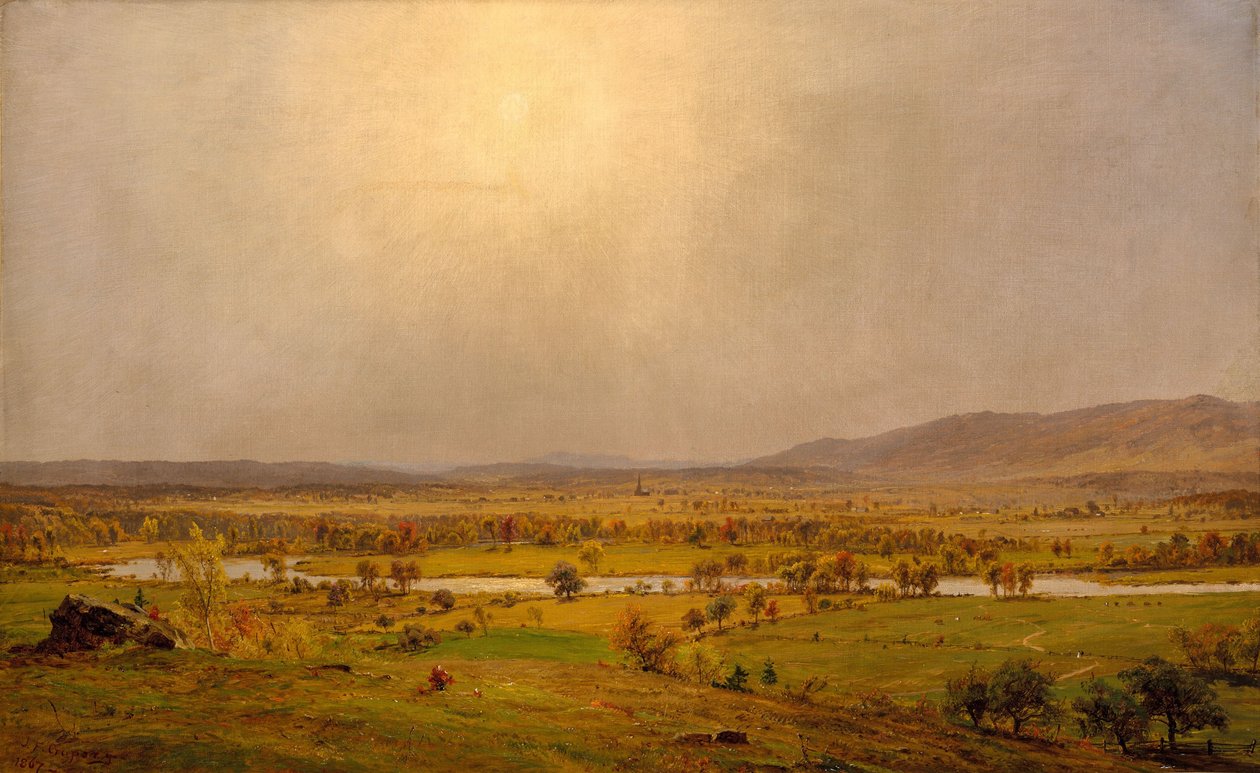 Równiny Pompton, New Jersey autorstwa Jasper Francis Cropsey