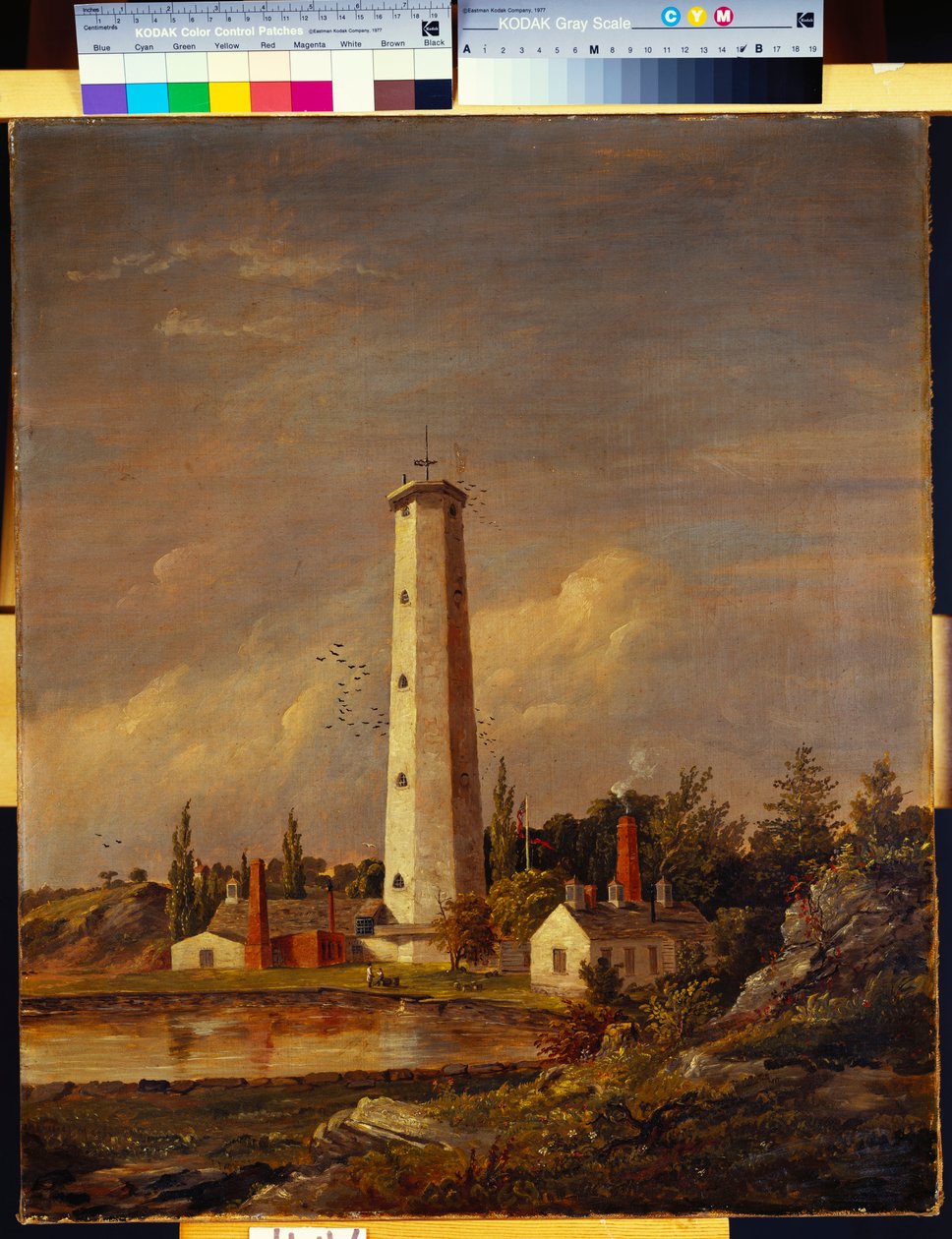 Wieża Strzałowa, 1845 autorstwa Jasper Francis Cropsey
