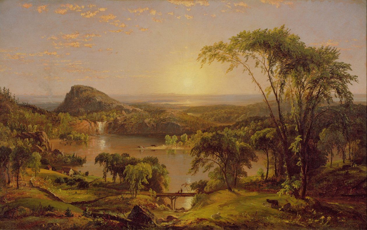 Lato, Jezioro Ontario autorstwa Jasper Francis Cropsey