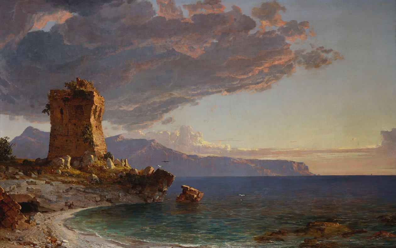 Wyspa Capri, 1893 autorstwa Jasper Francis Cropsey