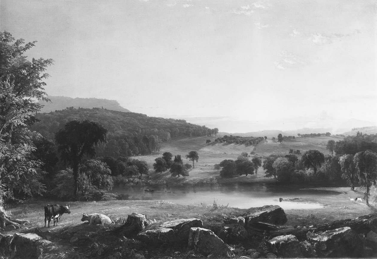 Widok w pobliżu Sherburne, hrabstwo Chenango, stan Nowy Jork autorstwa Jasper Francis Cropsey