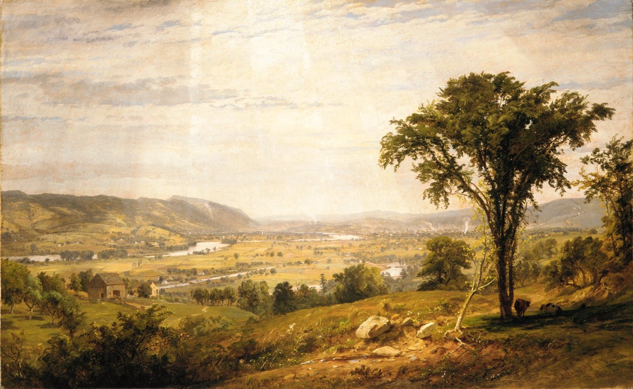 Wyoming Valley, Pensylwania autorstwa Jasper Francis Cropsey