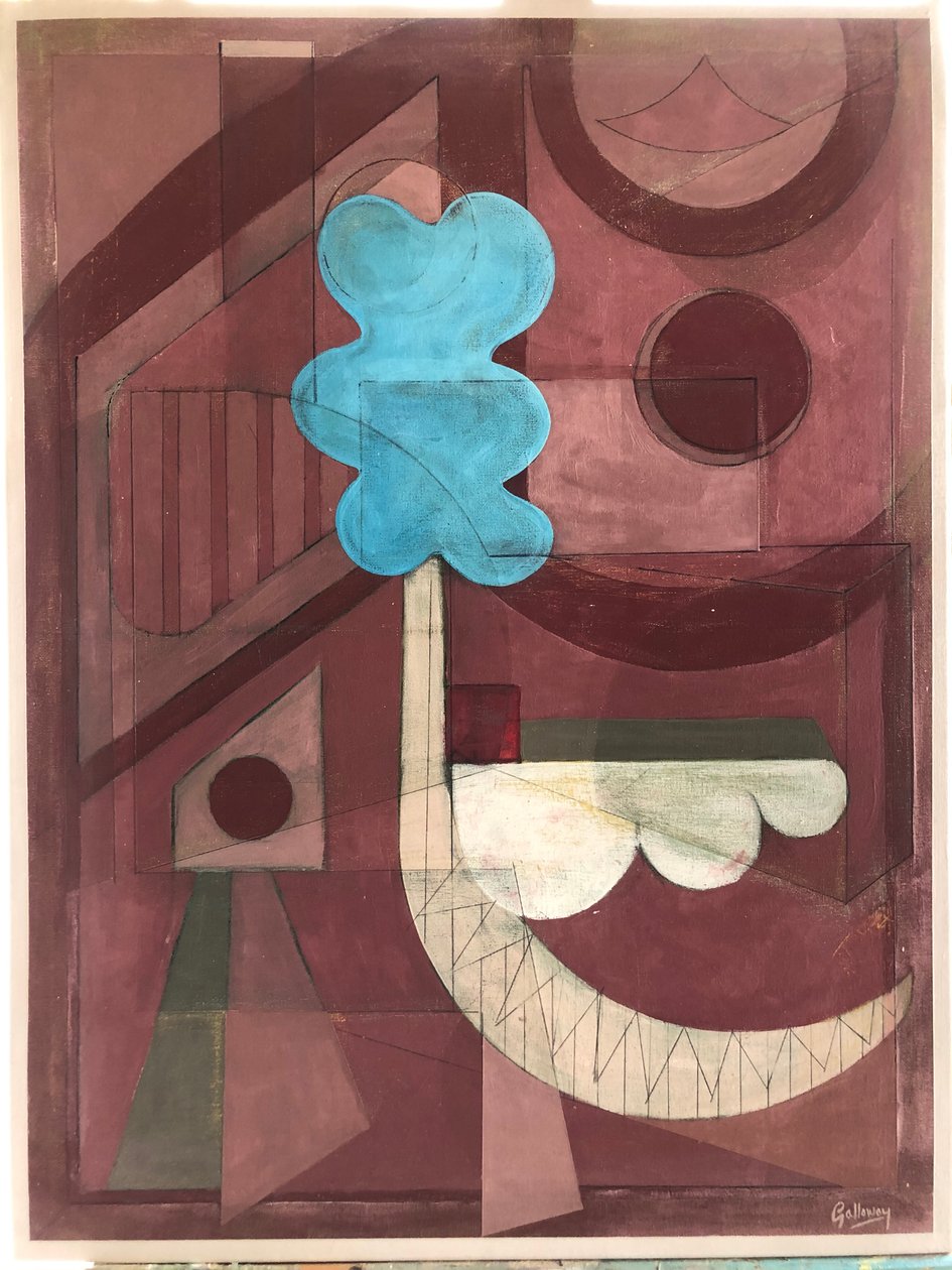 Abstrakcja 1 (obraz) autorstwa Jasper Galloway