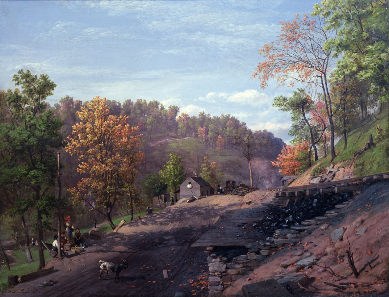 Coal Tipple autorstwa Jasper H. Lawman