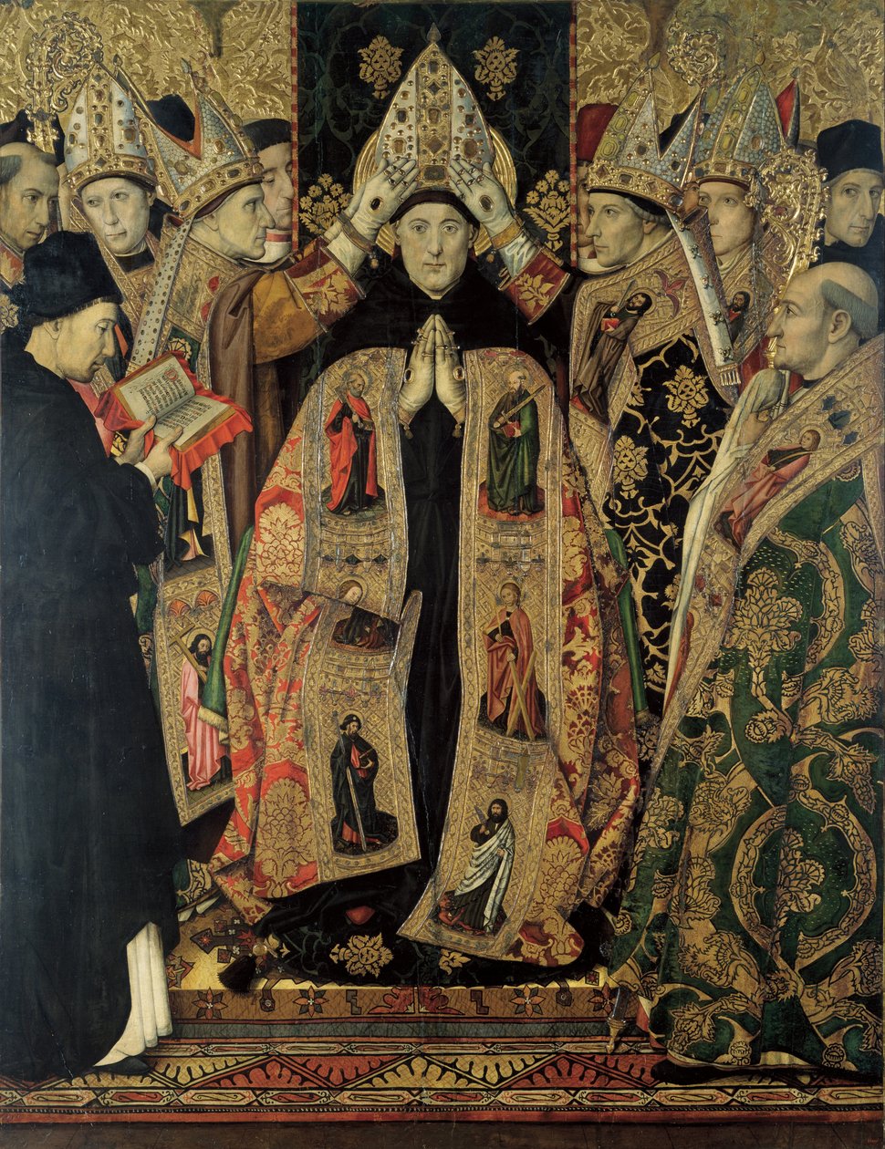 Konsekracja św. Augustyna autorstwa Jaume Huguet