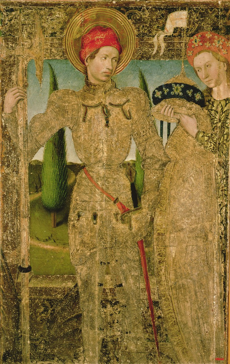 Św. Jerzy i Księżniczka, 1448 autorstwa Jaume Huguet