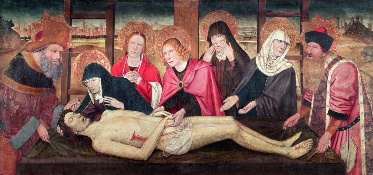 Złożenie do grobu Chrystusa autorstwa Jaume Huguet