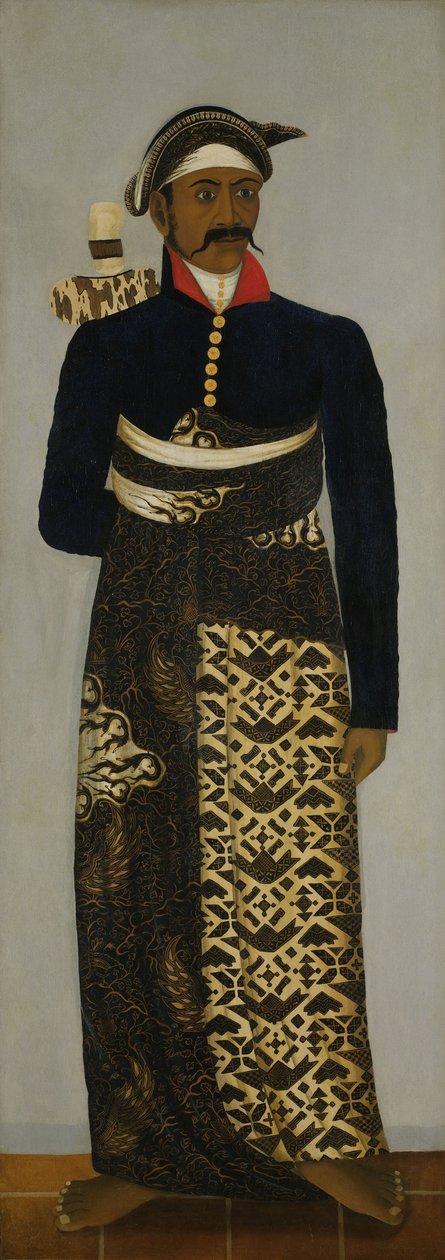 Jawajski urzędnik sądowy, ok. 1820-70 autorstwa Javanese School
