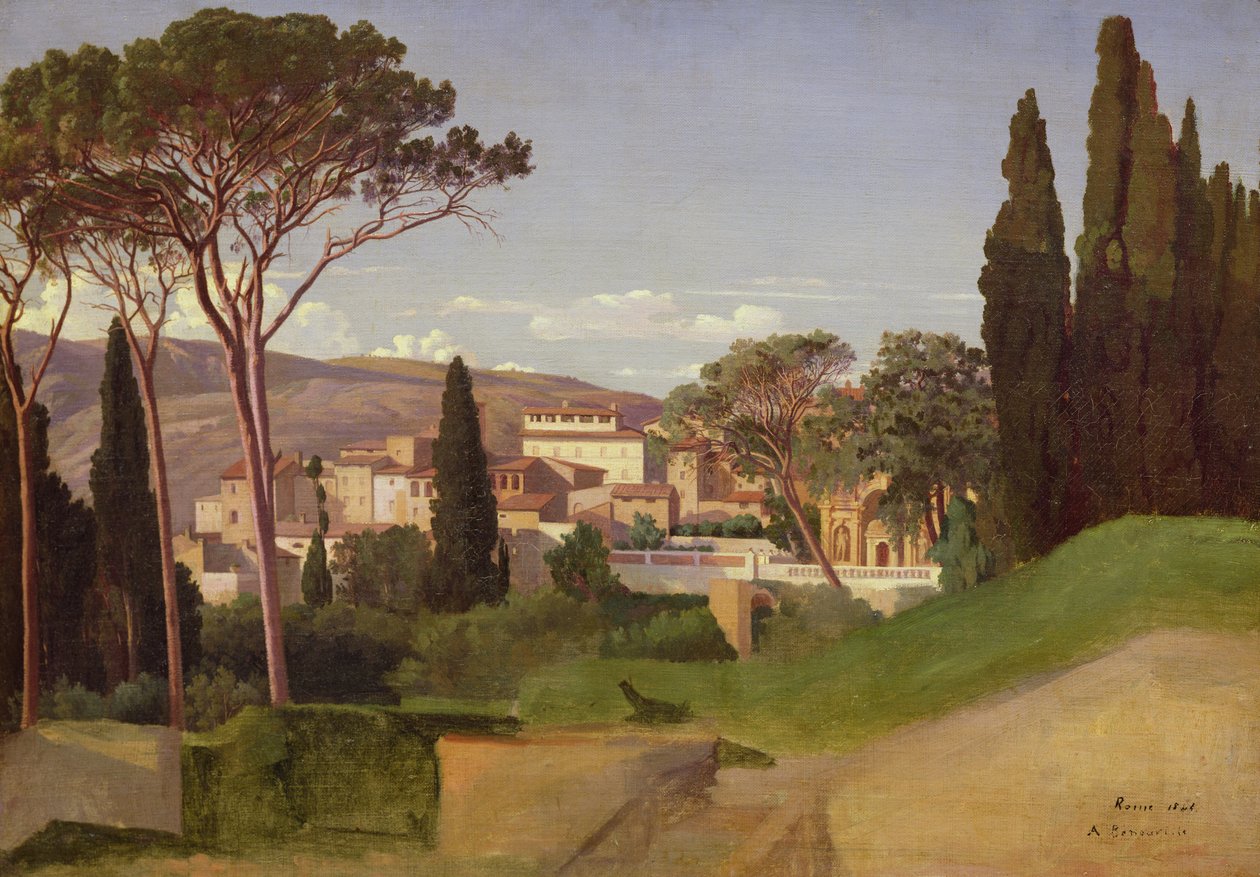 Widok willi rzymskiej, 1844 autorstwa Jean Achille Benouville