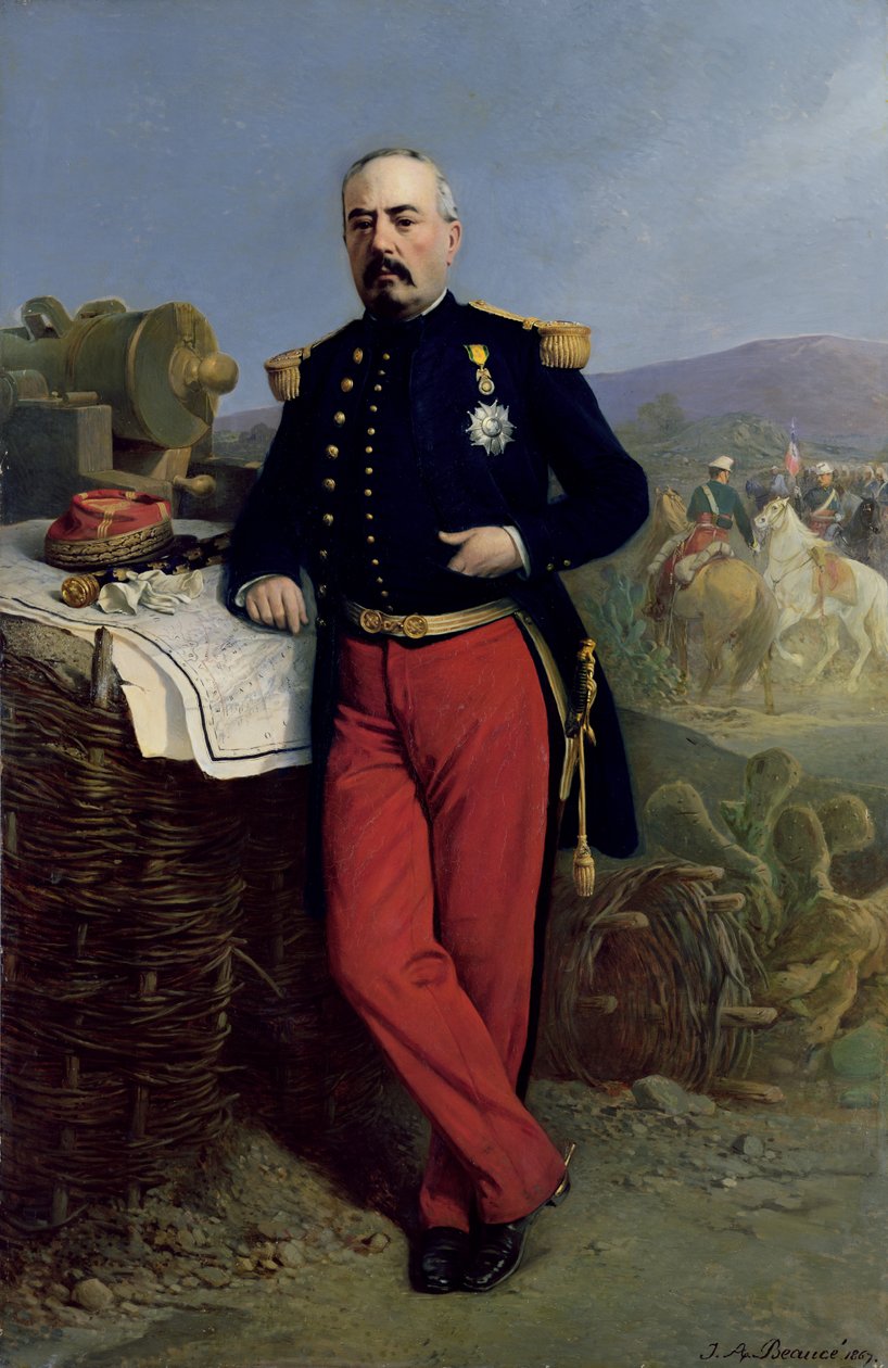 Achille Bazaine (1811-88) 1867 autorstwa Jean Adolphe Beauce