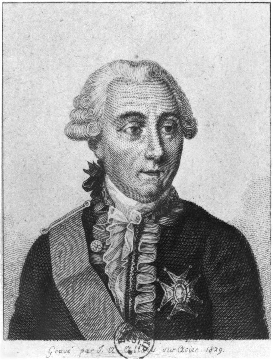 Hrabia Louis de Marbeuf (1712-86) 1829 autorstwa Jean Alexandre Allais