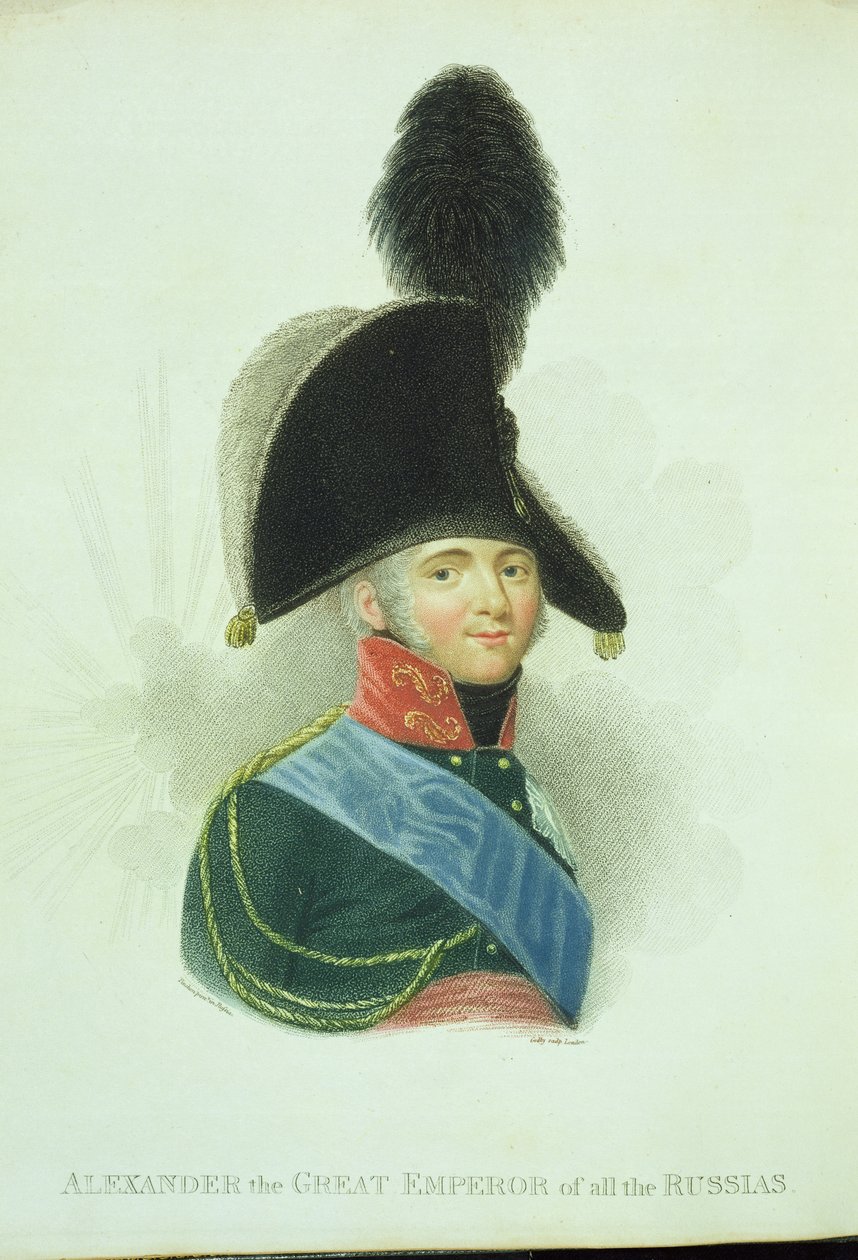 Aleksander (1777-1825) Wielki Cesarz całej Rosji autorstwa Jean Antoine Pinchon