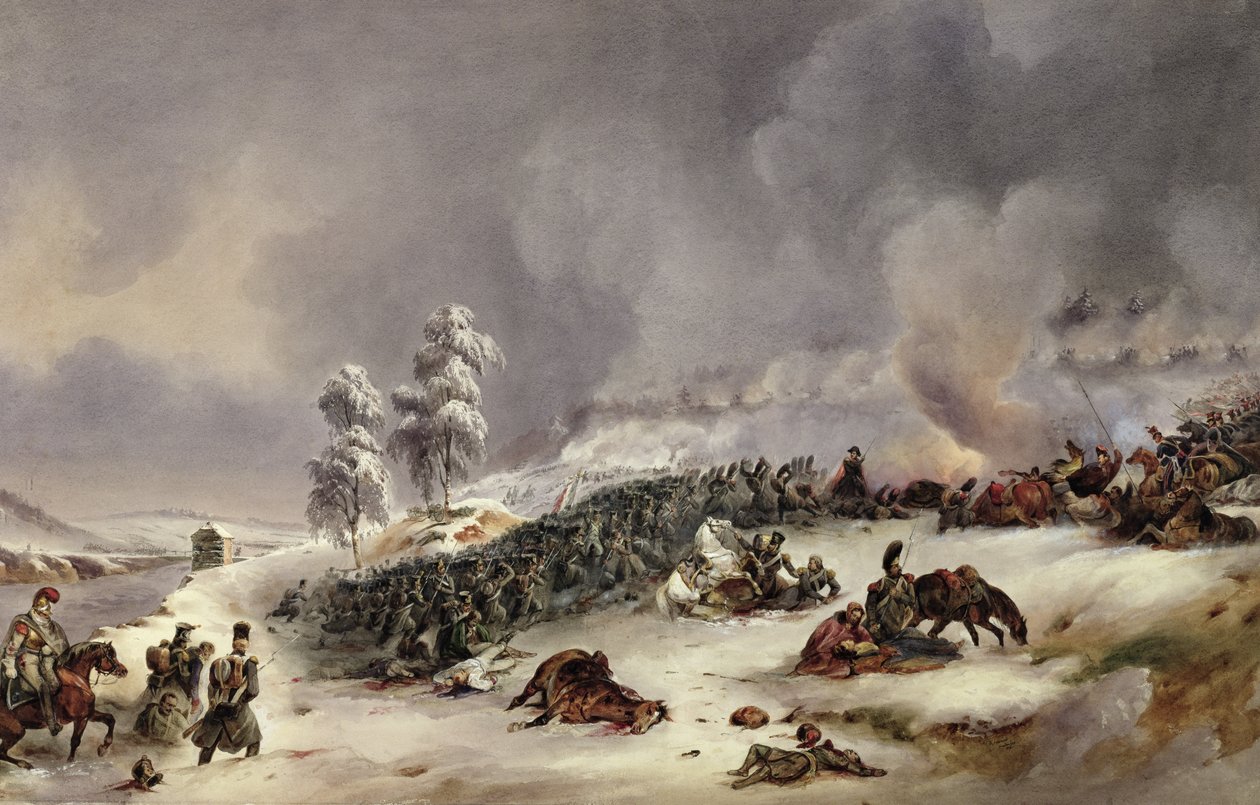Bitwa pod Krasnem, 18 listopada 1812 r. autorstwa Jean Antoine Simeon Fort