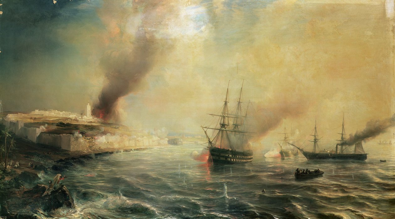 Bombardowanie sprzedaży, 26 listopada 1851, 1855 autorstwa Jean Antoine Theodore Gudin