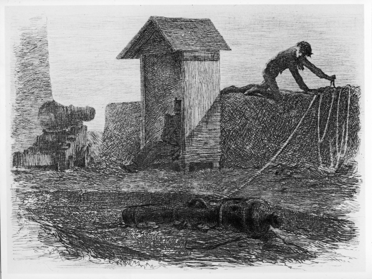 Ilustracja do "Domu czarnoksięskiego w Parmie" Stendhala (1783-1842) opublikowana w 1883 r. autorstwa Jean Antoine Valentin Foulquier
