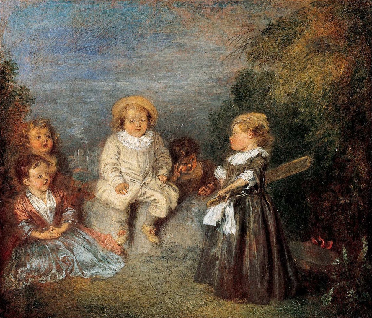 Heureux wiek! Wiek dla (Szczęśliwego Wieku! Złoty Wiek) autorstwa Jean Antoine Watteau