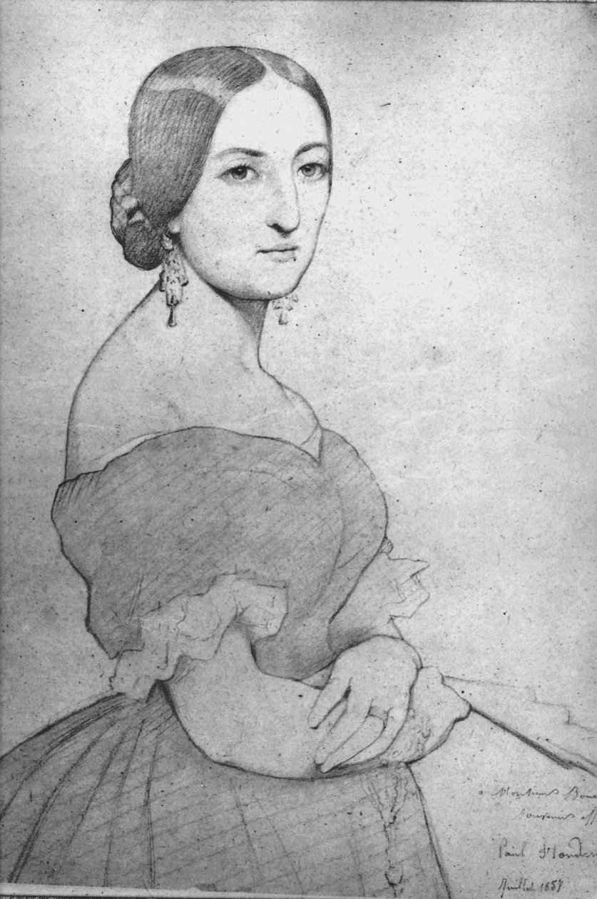 Portret pani Bouchot z domu Camp de Pedros autorstwa Jean Auguste Dominique Ingres