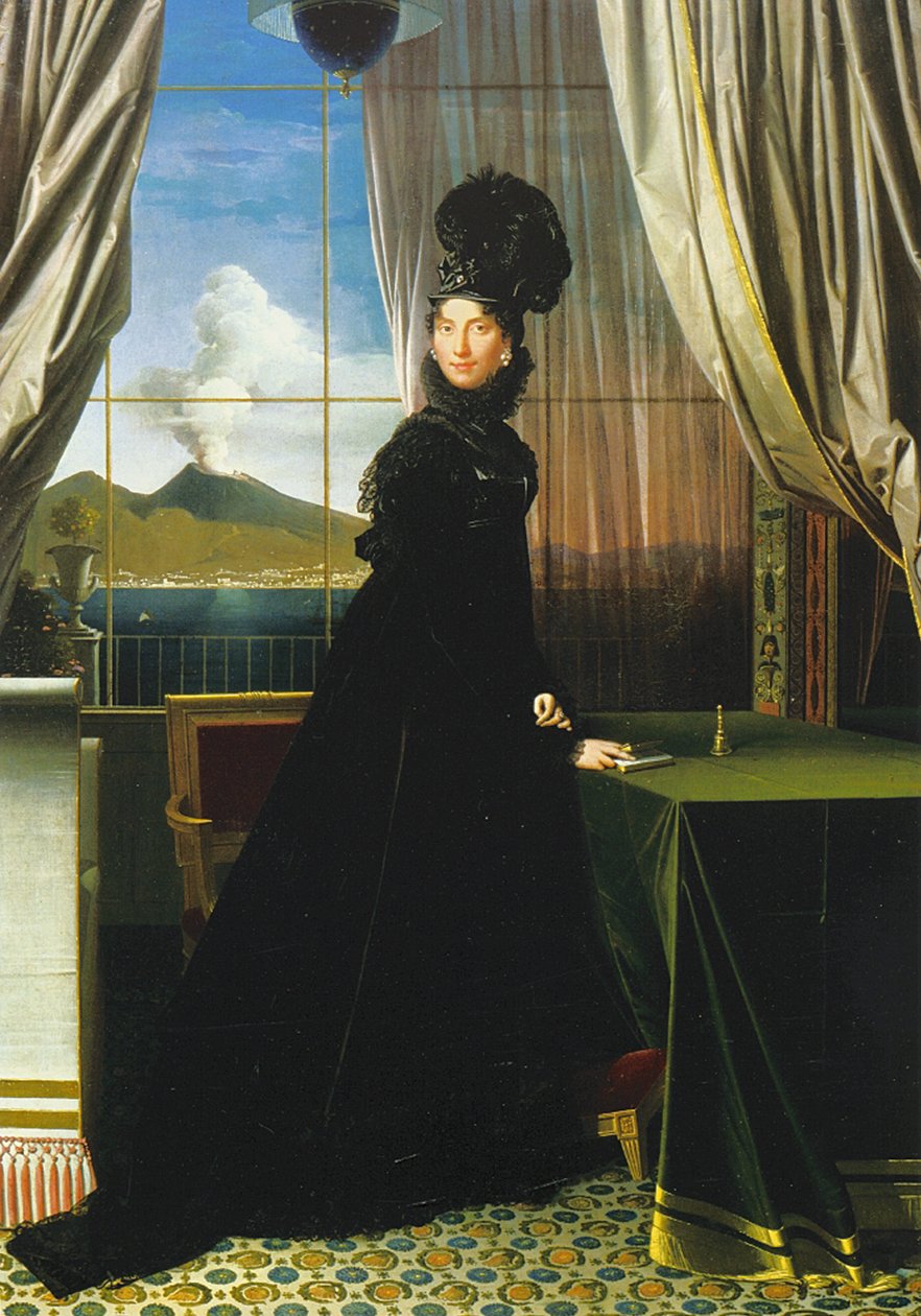 Caroline Murat, królowa Neapolu, 1814 autorstwa Jean Auguste Dominique Ingres