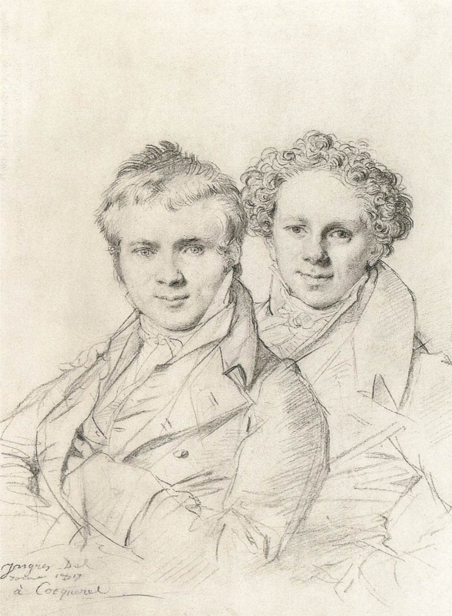 Podwójny portret Otto Magnusa von Stackelberga i Jacoba Linckh autorstwa Jean Auguste Dominique Ingres