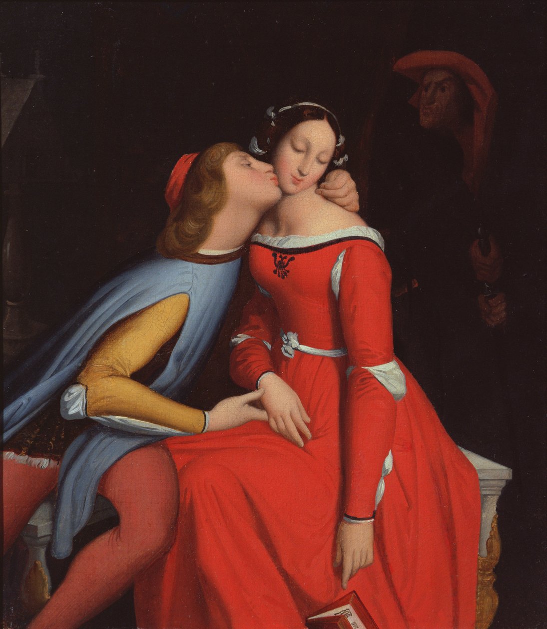Francesca da Rimini i Paolo Malatesta, 1819 autorstwa Jean Auguste Dominique Ingres