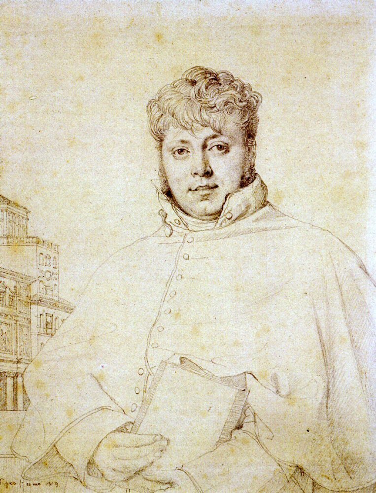 Francuski architekt Auguste Guenepin autorstwa Jean Auguste Dominique Ingres